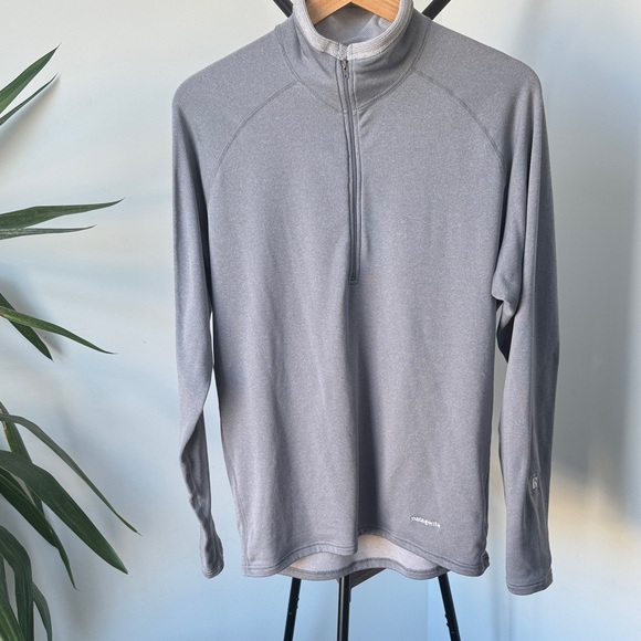 PATAGONIA Capilene 1/4 Zip Thermal | Men’s Medium | Grey - Picture 2 of 9
